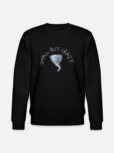 Small but crazy - Stanley/Stella CHANGER Unisex Organic Sweatshirt - black