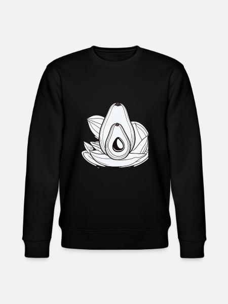 Avocado Gift Gift Idea - Stanley/Stella CHANGER Unisex Organic Sweatshirt - black