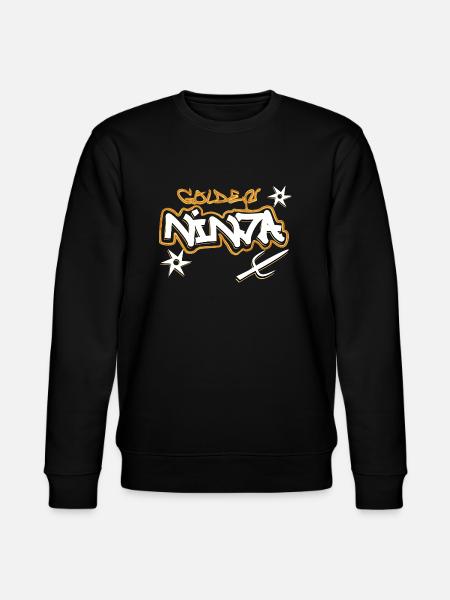 Golden Ninja - Stanley/Stella Unisex Bio-Sweatshirt CHANGER  - Schwarz