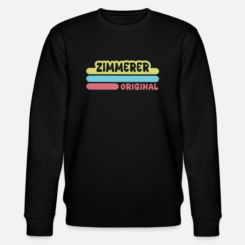 First name Zimmerer - Stanley/Stella CHANGER Unisex Organic Sweatshirt - black