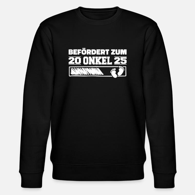 Grossesse Annoncer Naissance 2025 Oncle - Sweat bio CHANGER Stanley/Stella Unisexe - noir