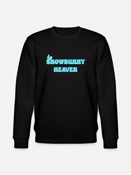 Snowbunny Heaven - Stanley/Stella CHANGER Unisex Organic Sweatshirt - black