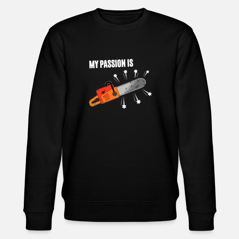 Passion pour la tronçonneuse - Sweat bio CHANGER Stanley/Stella Unisexe - noir