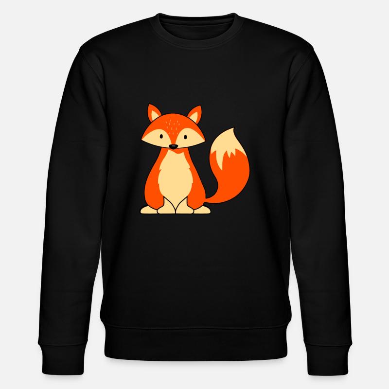 Fuchs Fox Kinderdesign - Stanley/Stella Unisex Bio-Sweatshirt CHANGER  - Schwarz