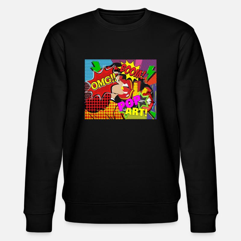 Pop Art - Sweat bio CHANGER Stanley/Stella Unisexe - noir