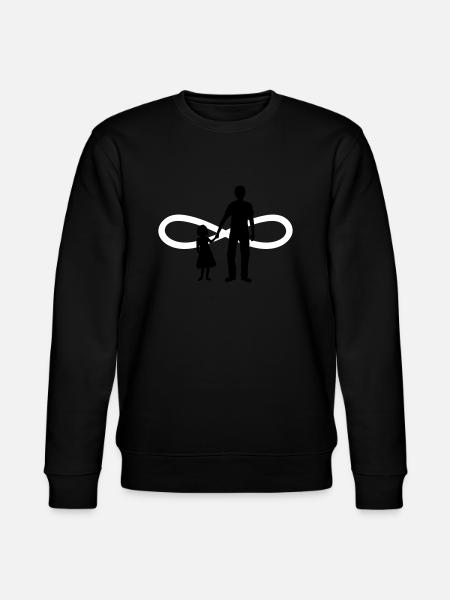 Père fille infini - Sweat bio CHANGER Stanley/Stella Unisexe - noir