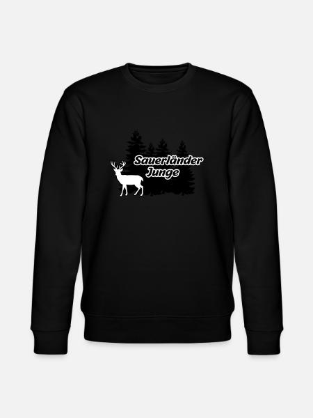 Sauerländer Junge - Stanley/Stella Unisex Bio-Sweatshirt CHANGER - Schwarz