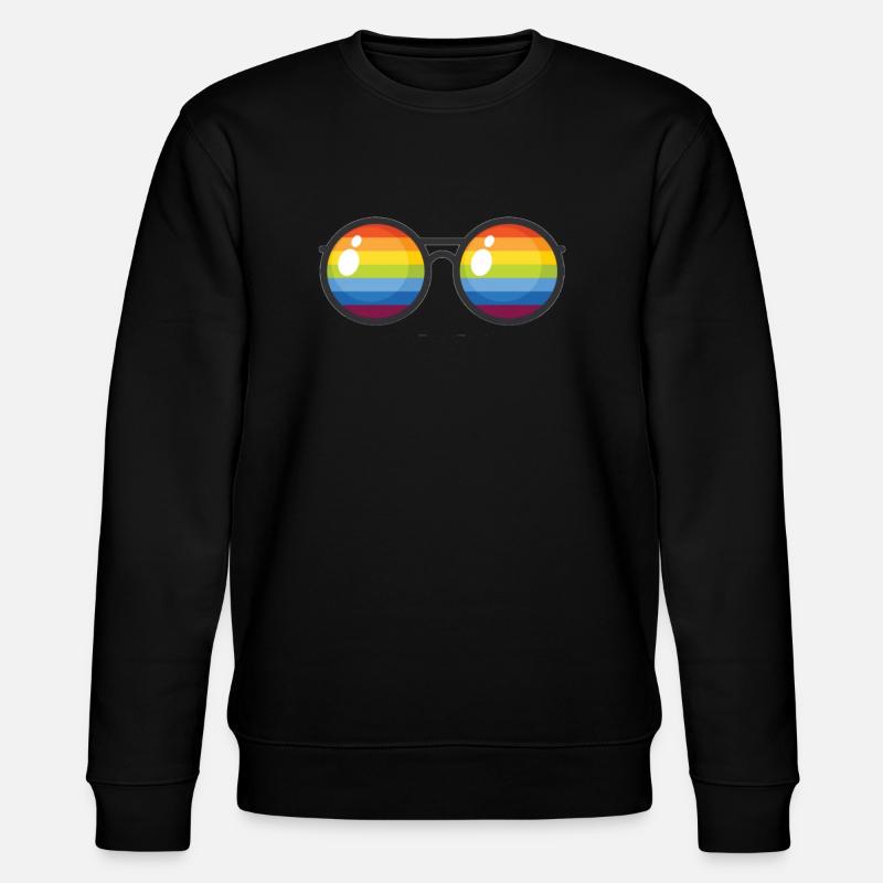 Lgbt - Stanley/Stella Unisex Bio-Sweatshirt CHANGER  - Schwarz