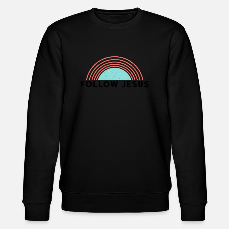 Christliche Sprüche - Stanley/Stella Unisex Bio-Sweatshirt CHANGER  - Schwarz