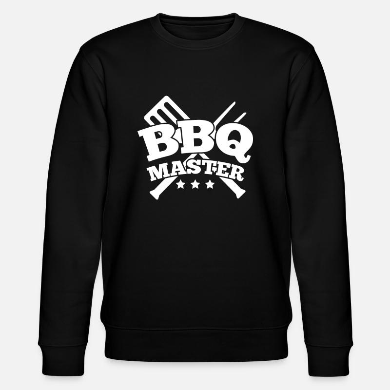 BBQ Meister - Stanley/Stella Unisex Bio-Sweatshirt CHANGER  - Schwarz