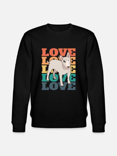 Bull Terrier - Amour - Sweat bio CHANGER Stanley/Stella Unisexe - noir