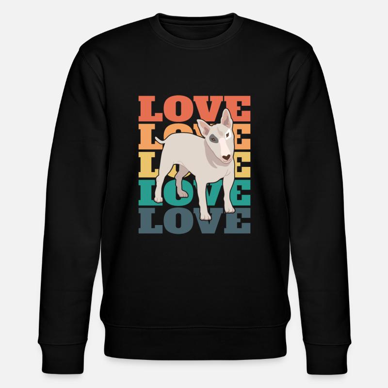 Bull Terrier - Amour - Sweat bio CHANGER Stanley/Stella Unisexe - noir