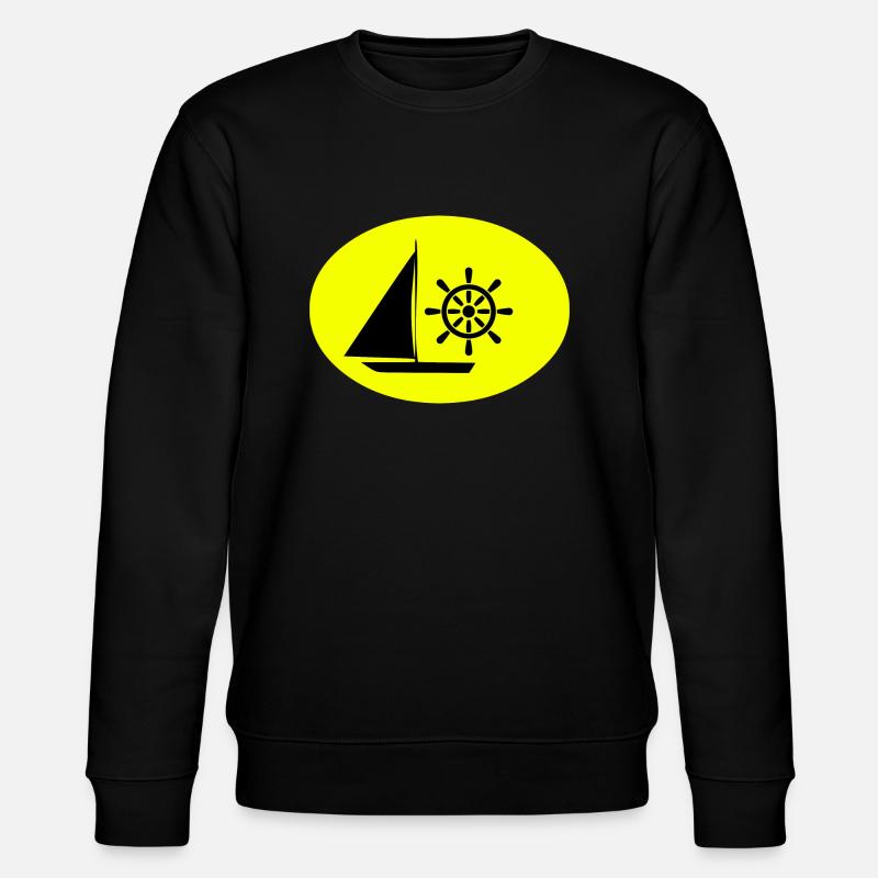 Sail - Stanley/Stella CHANGER Unisex Organic Sweatshirt - black