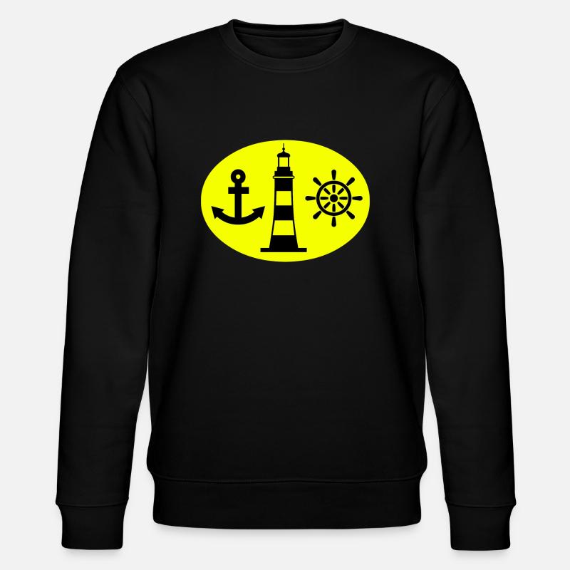 Segeln - Stanley/Stella Unisex Bio-Sweatshirt CHANGER  - Schwarz