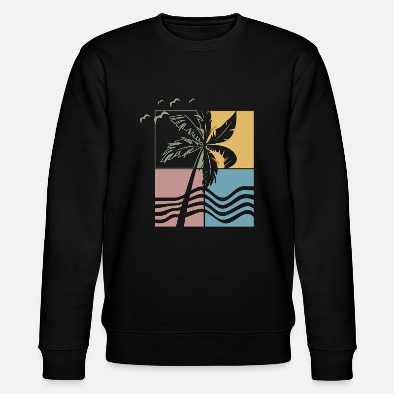 Surf Style - Surfing Sport - Stanley/Stella Unisex Bio-Sweatshirt CHANGER  - Schwarz
