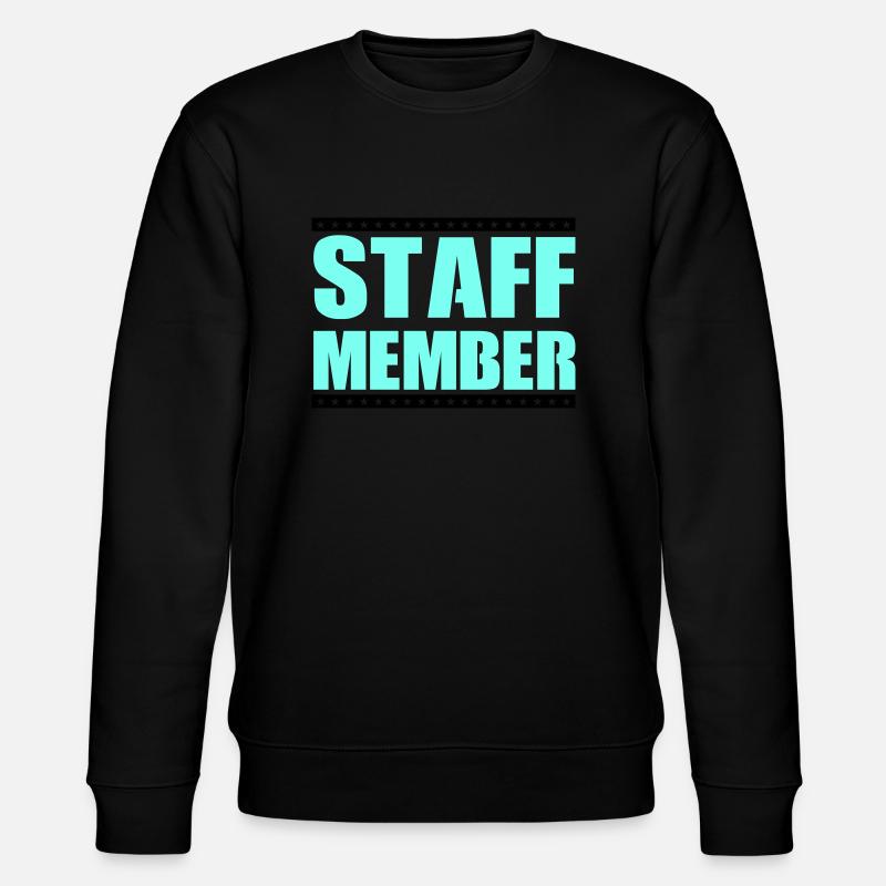 Staff Member - Stanley/Stella Unisex Bio-Sweatshirt CHANGER  - Schwarz