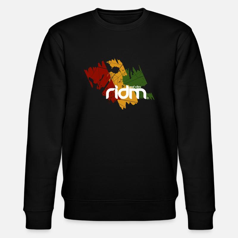 ridm good vibez - Stanley/Stella Unisex Bio-Sweatshirt CHANGER  - Schwarz