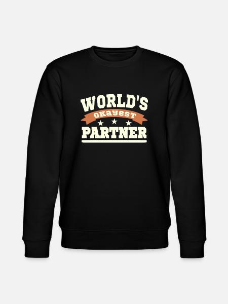 World's Okay Partners - Stanley/Stella CHANGER Unisex Organic Sweatshirt - black
