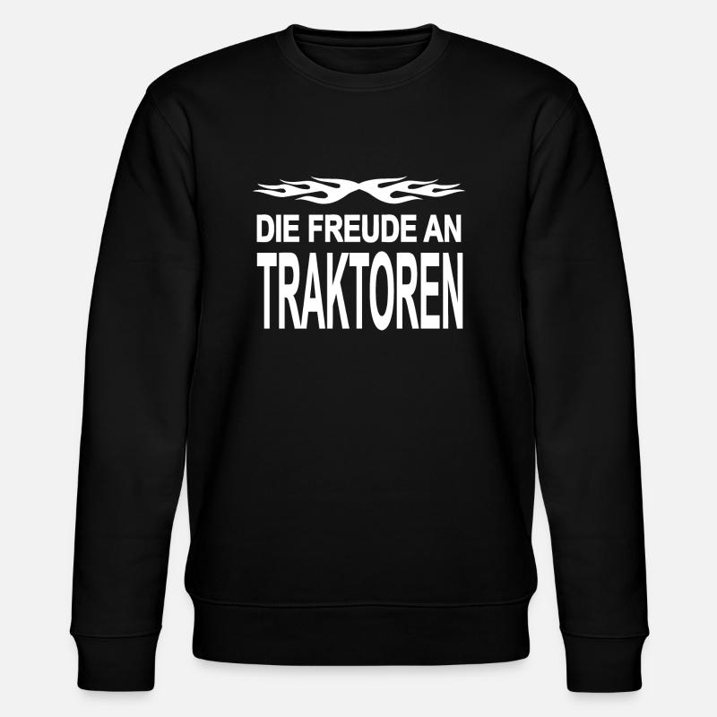 Traktor - Stanley/Stella Unisex Bio-Sweatshirt CHANGER  - Schwarz