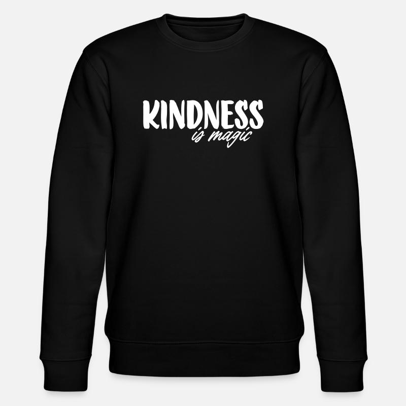 Kindness is magic - Stanley/Stella Unisex Bio-Sweatshirt CHANGER - Schwarz