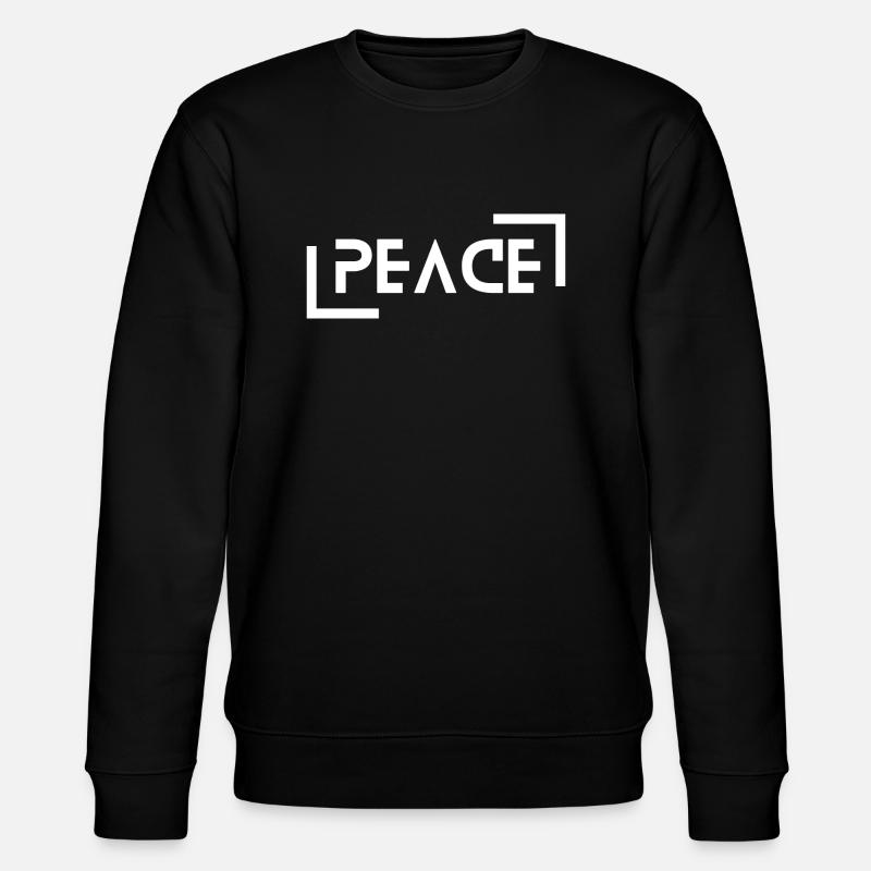 Paix - Sweat bio CHANGER Stanley/Stella Unisexe - noir