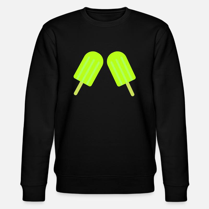 eis eiscreme 2 - Stanley/Stella Unisex Bio-Sweatshirt CHANGER  - Schwarz
