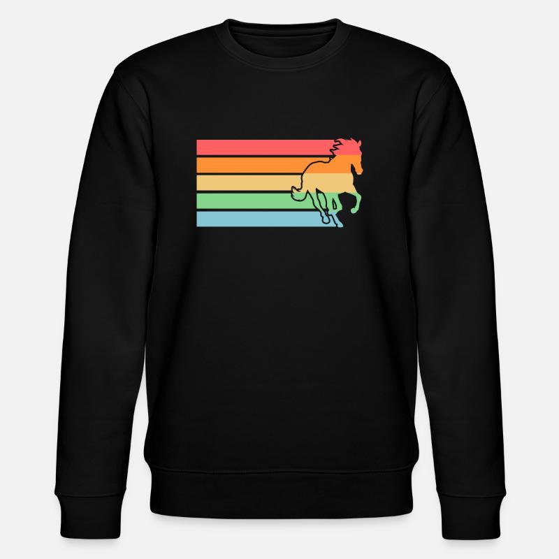 Monter à cheval - Sweat bio CHANGER Stanley/Stella Unisexe - noir