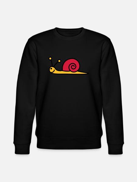 schnecke_3c - Stanley/Stella CHANGER Unisex Organic Sweatshirt - black