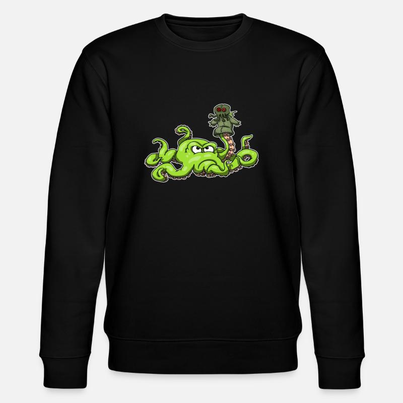 Krake - Stanley/Stella Unisex Bio-Sweatshirt CHANGER  - Schwarz