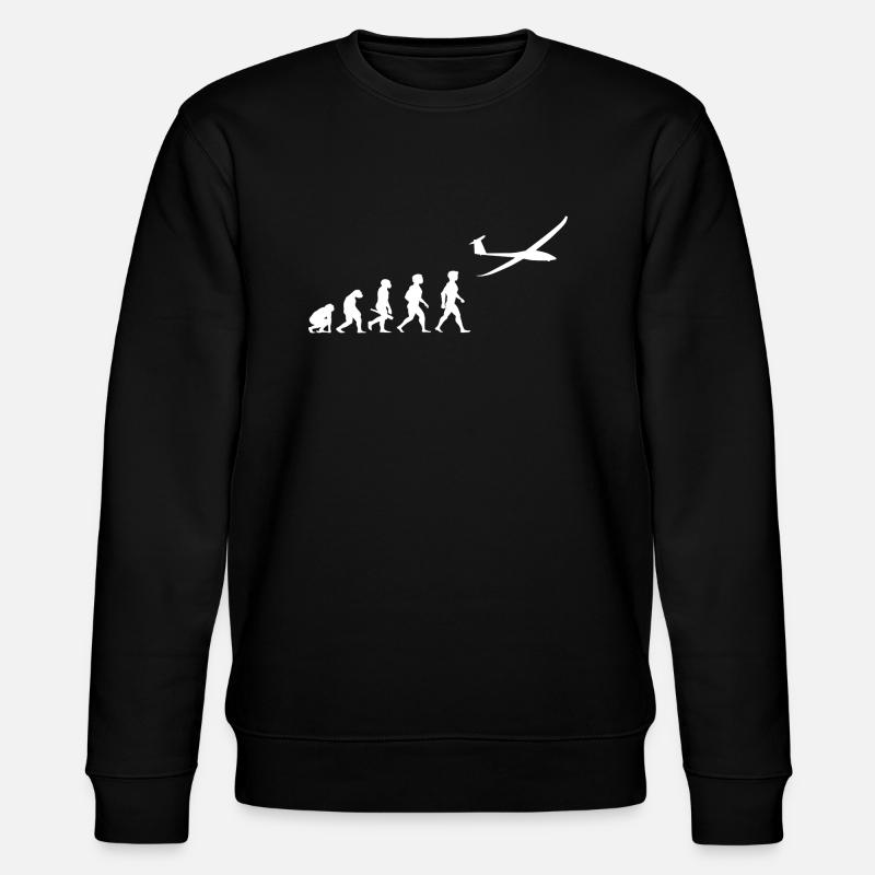 Planeur de planeur Evolution - Sweat bio CHANGER Stanley/Stella Unisexe - noir