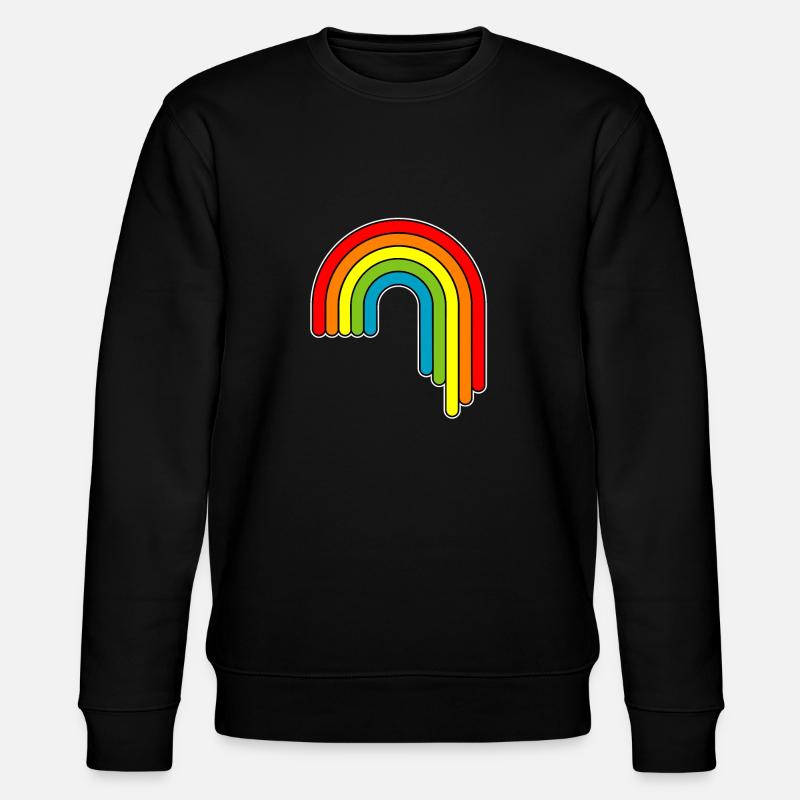 Regenbogen Rainbow - Stanley/Stella CHANGER Unisex Organic Sweatshirt - black