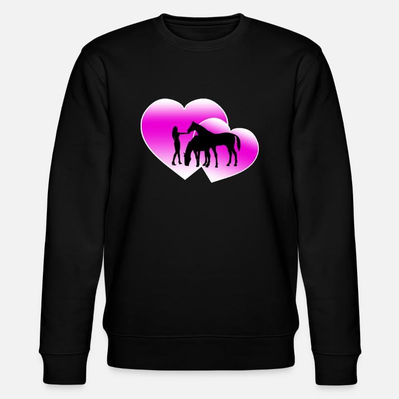 Chevaux - Sweat bio CHANGER Stanley/Stella Unisexe - noir