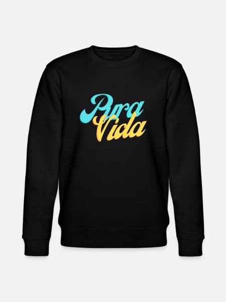Pura Vida - Stanley/Stella Unisex Bio-Sweatshirt CHANGER  - Schwarz