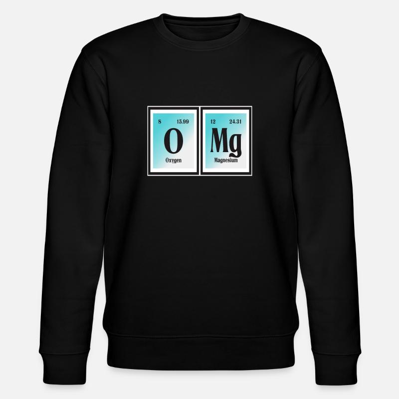OMG | Periodensystem der Elemente - Stanley/Stella Unisex Bio-Sweatshirt CHANGER  - Schwarz