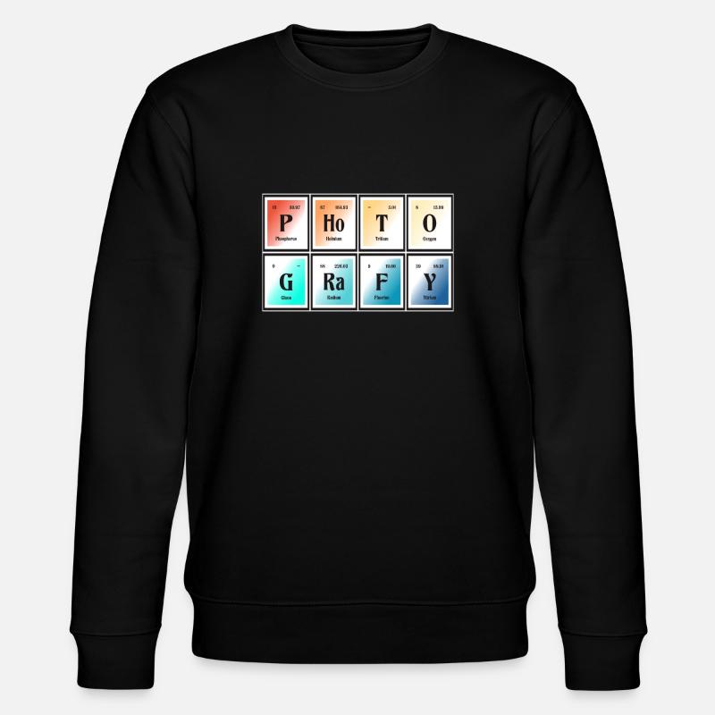 Fotografie | Periodensystem der Elemente - Stanley/Stella Unisex Bio-Sweatshirt CHANGER  - Schwarz