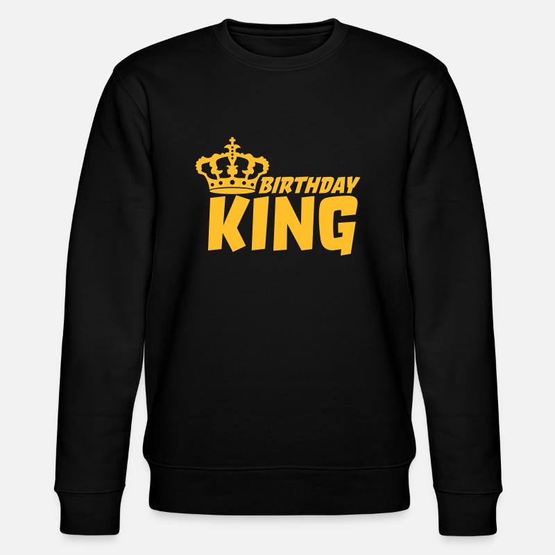 Joyeux anniversaire King Logo - Sweat bio CHANGER Stanley/Stella Unisexe - noir