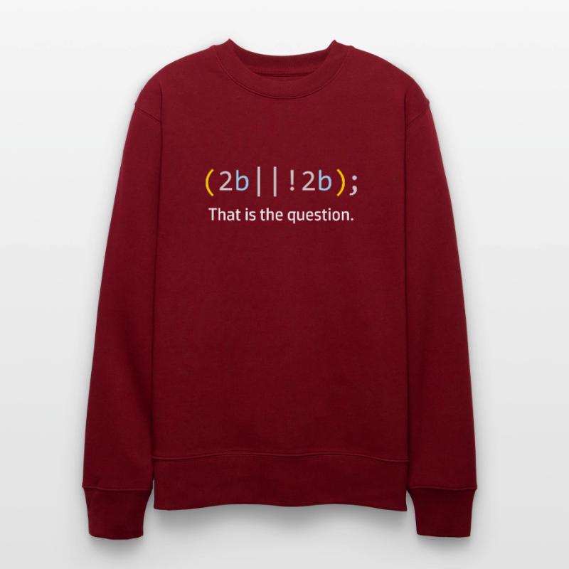 Informaticien Programmeur de code informatique Sweat bio CHANGER Stanley/Stella Unisexe