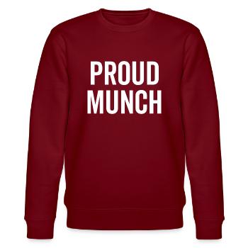 Munch fier - Sweat bio CHANGER Stanley/Stella Unisexe - bordeaux - Devant - Nik (191cm) & Marisol (170cm)