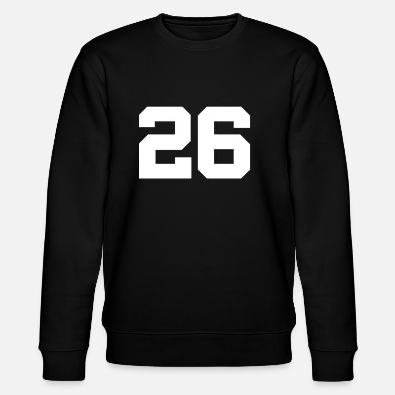 Number 26 - Stanley/Stella CHANGER Unisex Organic Sweatshirt - black