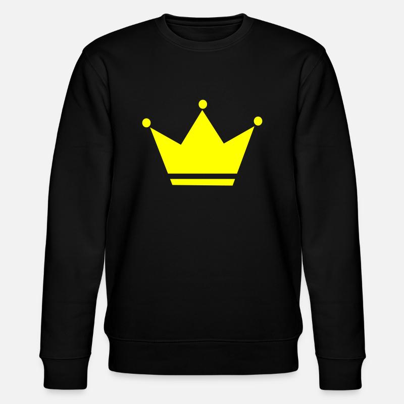 Vektor-Krone - Stanley/Stella Unisex Bio-Sweatshirt CHANGER  - Schwarz