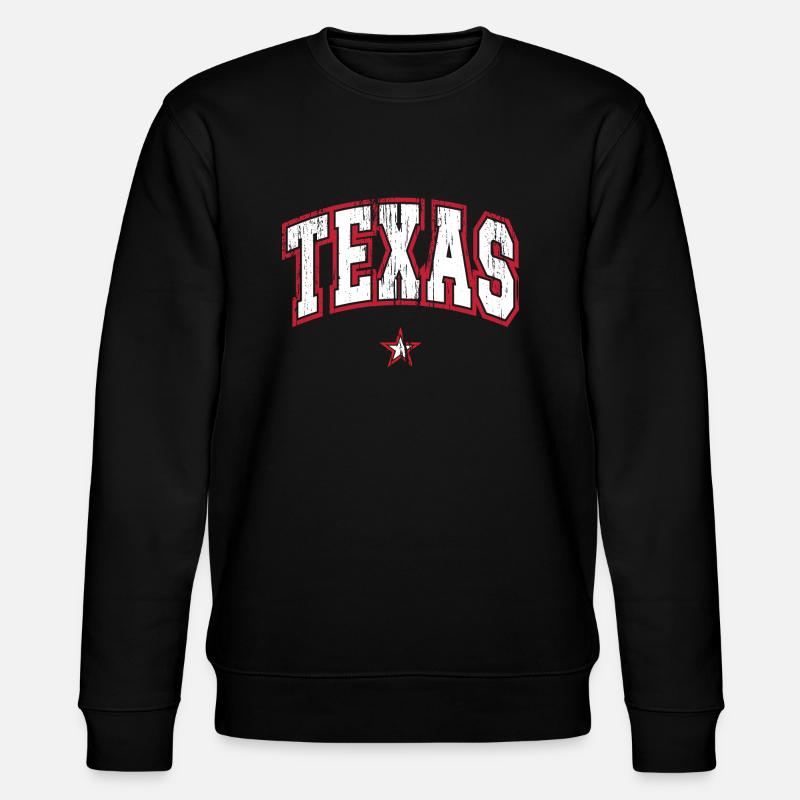 Texas - Stanley/Stella Unisex Bio-Sweatshirt CHANGER  - Schwarz