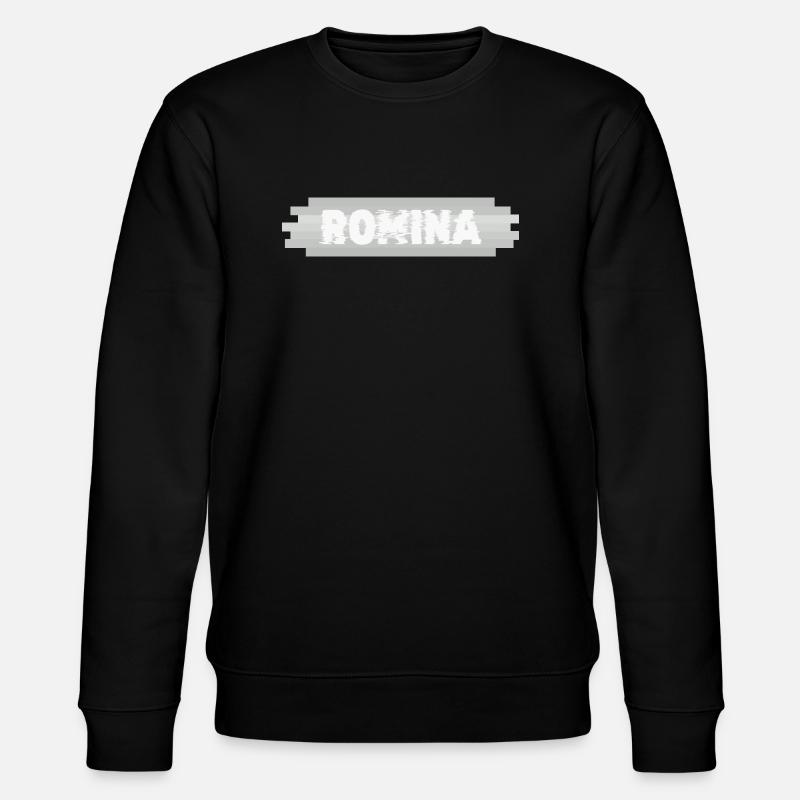 Name Romina - Stanley/Stella Unisex Bio-Sweatshirt CHANGER  - Schwarz