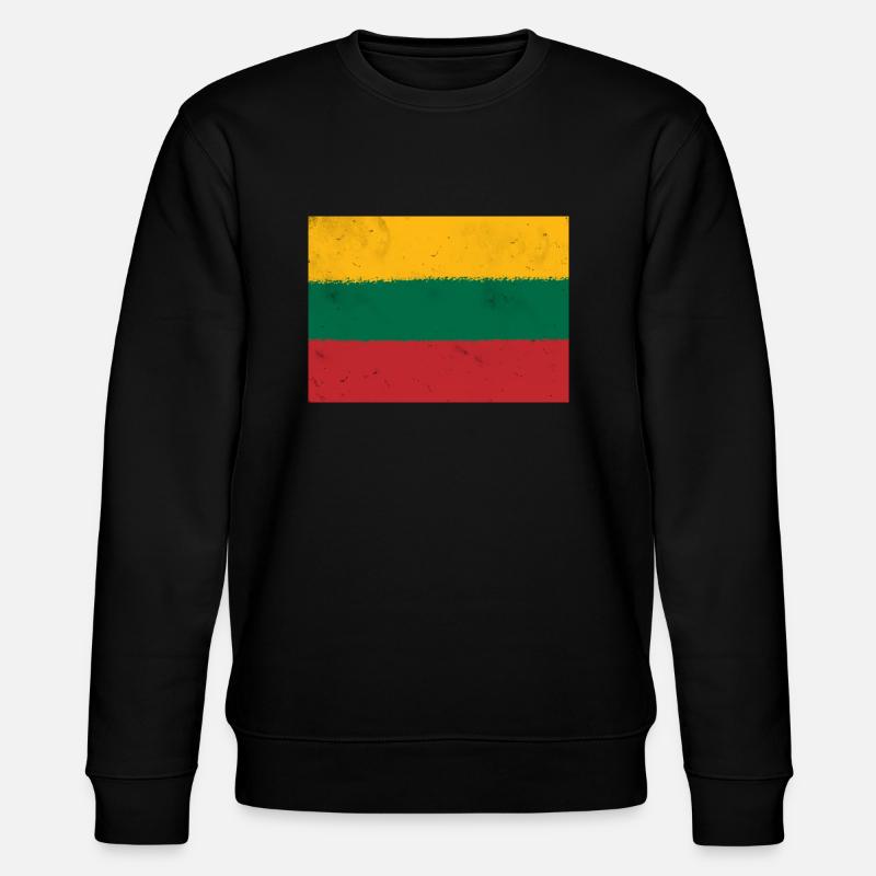 Drapeau de la Lituanie - Sweat bio CHANGER Stanley/Stella Unisexe - noir