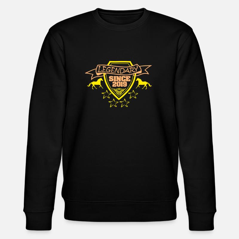 Legendaer 2019 - Stanley/Stella Unisex Bio-Sweatshirt CHANGER  - Schwarz