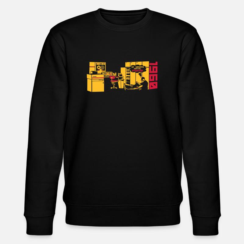 pong1960_2c - Stanley/Stella Unisex Bio-Sweatshirt CHANGER  - Schwarz