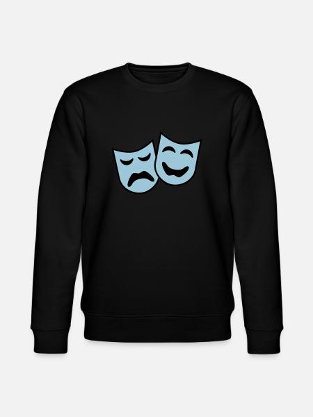 theater_2c - Stanley/Stella CHANGER Unisex Organic Sweatshirt - black