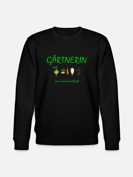 Gärtnerin aus Leidenschaft - Stanley/Stella Unisex Bio-Sweatshirt CHANGER  - Schwarz