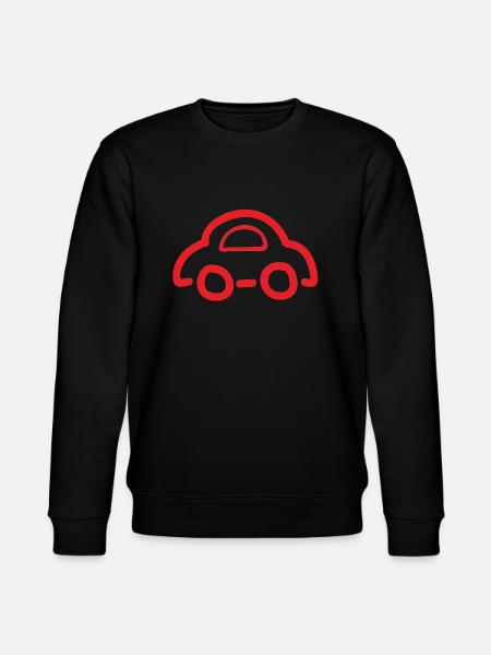 Imprint of a red car - Stanley/Stella CHANGER Unisex Organic Sweatshirt - black