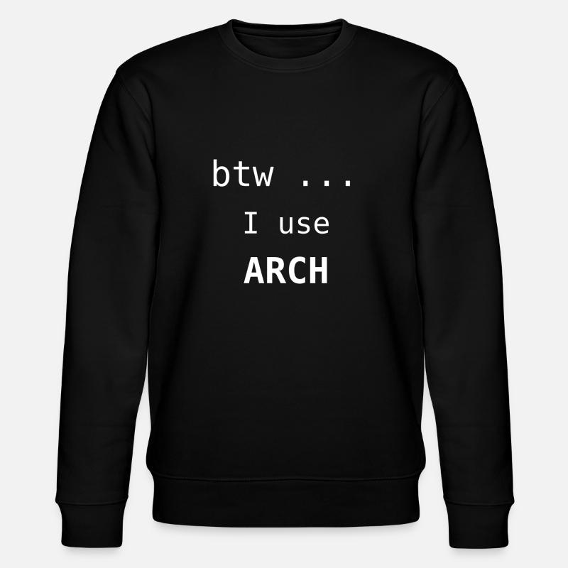 I use Arch - Sweat bio CHANGER Stanley/Stella Unisexe - noir