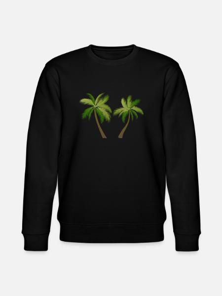 Palmen Baum Palmen - Stanley/Stella Unisex Bio-Sweatshirt CHANGER  - Schwarz